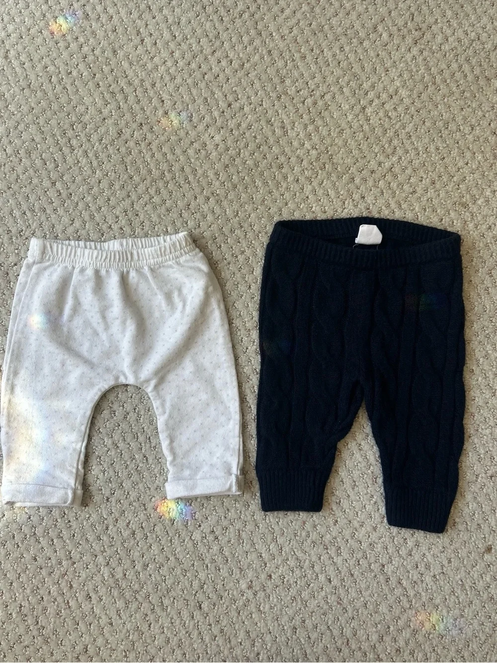 0-3 baby pants bundle